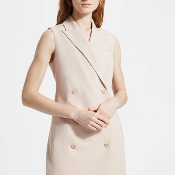 Theory Double-Breasted Blazer Dress in Black Size 4 [ON HOLD] - Picture 2 of 4